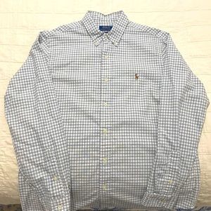 Polo Ralph Lauren - Button Down Shirt - Classic Fit - Gray & White Gingham